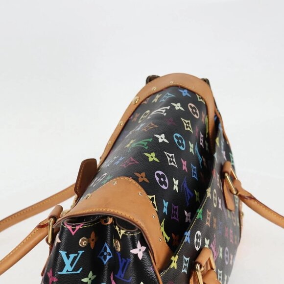 LOUIS VUITTON Monogram Multicolor Beverly GM Hand Bag Black - Picture 6 of 16